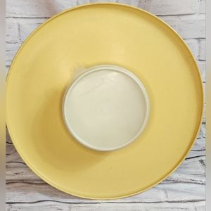 Tupperware Harvest Gold chip/dip or vegetable/dip set.